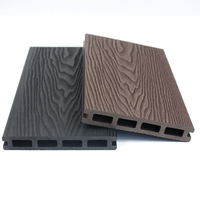 Lantai Dek Komposit WPC PVC Berkualitas Tinggi dengan Tekstur Timbul Dalam (Deep Embossed)