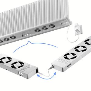Termostato Amplificador de Radiador DC 12V Speed Comfort com Aquecedor de Alta Eficiência, Silencioso, Econômico em Energia e Ventilador de Resfriamento - Product Image 1