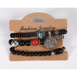 Bracelet Perlé « Je t'aime » en Pierres Naturelles Multicouche Unisexe, Bijou Cadeau 2761 - Product Image 4