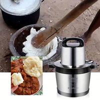 Hachoir Électrique 6L pour Viande et Légumes, Mixeur et Pilon à Fufu de Manioc, Machine à Fufu d'Igname au Ghana