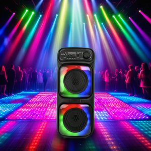 Altavoz TWS para Fiestas en Casa SING-E ZQS3724MX, Columna Inalámbrica Activa de Alta Potencia con BT 5.0, <span class=keywords><strong>Mini</strong></span> Bajo RGB, Micrófono, Fabricado en China - Product Image 5