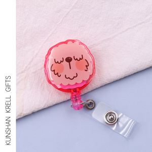 Porte-badge rétractable personnalisé en époxy motif branche d'arbre, nouveau produit, cadeau d'entreprise - Product Image 4