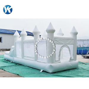 Château gonflable commercial amusant et mignon <span class=keywords><strong>pour</strong></span> enfants, trampoline gonflable blanc, location de château <span class=keywords><strong>pour</strong></span> <span class=keywords><strong>mariage</strong></span>, <span class=keywords><strong>pour</strong></span> enfants - Product Image 2