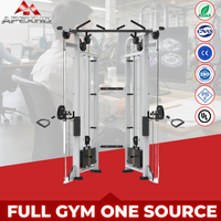 APEXHQ Appareil de musculation multifonctionnel professionnel de haute qualité avec poulies doubles réglables et système de charge par broches pour salle de sport