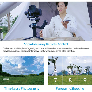 Kit de Gimbal Feiyutech Scorp 2 con Pantalla Táctil Integrada, IA, Seguimiento de Rostros y Objetos, Gimbal para Cámara sin Espejo - Product Image 5