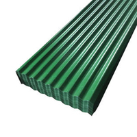 12 pieds tôle de toiture en acier ondulé DX51D Zinc prépeint GI galvanisé PPGI 0.4-0.5mm 24-28 jauge couleur coupe soudage