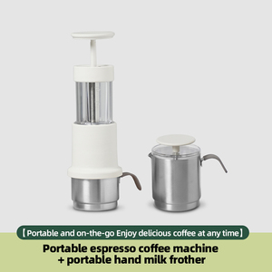 Máquina de café para acampar <span class=keywords><strong>Compatible</strong></span> <span class=keywords><strong>con</strong></span> cápsula NES y <span class=keywords><strong>cafetera</strong></span> de tierra para viajes al aire libre y oficina - Product Image 6