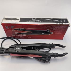 Température réglable Fusion fer connecteur thermique <span class=keywords><strong>Extension</strong></span> de cheveux fer kératine outil de fusion pour Extensions de cheveux perruque cheveux - Product Image 6