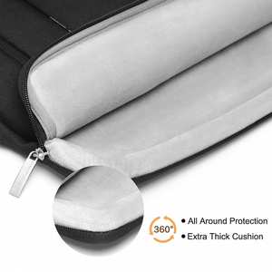 360 °   Bolso de hombro protector para computadora portátil, compatible con portátiles de 15 a 15.6 pulgadas, almacenamiento organizado para viajes de trabajo - Product Image 3
