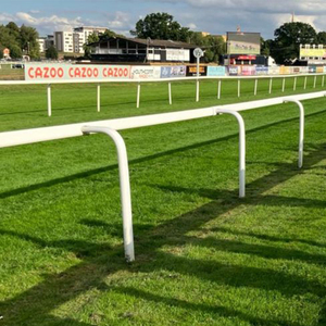 ราวพีวีซี<span class=keywords><strong>3</strong></span>รางรั้วสนามหรือแข่งม้าพลาสติก PVC สองรางรั้วฟาร์มและม้า - Product Image 5