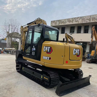 Excavatrice sur chenilles hydraulique Caterpillar CAT 308 d'occasion de 8 tonnes avec pince, prix compétitif, importée du Japon, à vendre