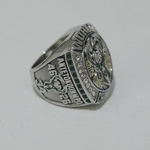 Vente en gros d'anneaux de basket-ball sportif pour hommes et jeunes présentoir 2021 bague de championnat <span class=keywords><strong>Milwaukee</strong></span> Bucks - Product Image 4