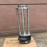 Cuve d'émulsification à cisaillement élevé HUATAI SS, réacteur à chauffage vapeur triple isolation, réservoir de mélange et de stockage de liquides pour jus