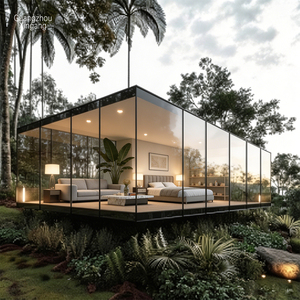 Casa Prefabricada Modular de Lujo, Diseño de Villa Hotel Móvil, con Acristalamiento y Acero, Moderna, con Solárium y Cápsula para Dormir - Product Image 1
