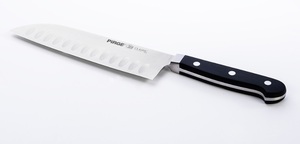 Cuchillo Santoku Clásico Forjado Pirge de 18 cm, Acero Inoxidable Alemán 1.4116, Cuchillo de Chef Profesional con Diseño Dimpled para Restaurante, Hotel y Hogar - Product Image 3