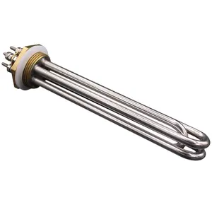 Hochwertiges DC-Tauch heizelement 24V 900W Elements ch raube Stecker Heizung Rohr heizung Rohr mit 1 1/4 "BSP-Gewinde DN32 42mm