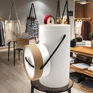 Eco-friendly Personalized Printed Recycling Cylinder Paper Container <b>Gift</b> Boxes <b>Round</b> Packaging <b>Gift</b> Paper Hat <b>Box</b> With Rope - Product Image 1