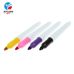 Stylo marqueur étanche permanent à pointe fine <span class=keywords><strong>encre</strong></span> <span class=keywords><strong>indélébile</strong></span> multicolore <span class=keywords><strong>pour</strong></span> papier et tissu matériau plastique à brosse plate de 6mm - Product Image 3