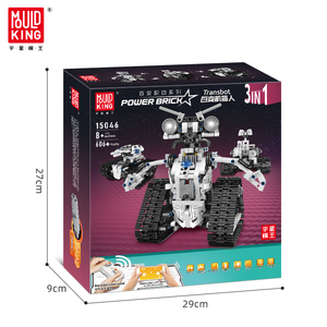 Bộ Gạch Đồ Chơi Khối Xây Dựng Siêu Nhỏ Thông Minh Transbot 3 Trong 1 Mold King 15046 Đồ Chơi <span class=keywords><strong>Robot</strong></span> Điều Khiển Từ Xa Khối Xây Dựng - Product Image 6