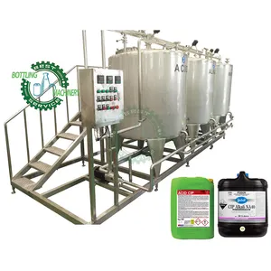 กึ่งอัตโนมัติพร้อมเครื่องแลกเปลี่ยนแผ่นระบบ SUS304 500L อุปกรณ์โรงงานสำหรับอุตสาหกรรมชีวภาพทางการแพทย์