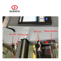 Machine de découpe CNC à double usage pour la découpe par soudage, prend en charge le dessin CAO et l'importation de formats TXT, équipée d'une pompe à moteur pas à pas