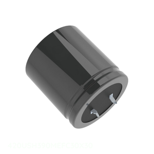 ตัวเก็บประจุแบบ Through Hole รุ่น 420USH390MEFC30X30 ยี่ห้อ Manufacturer Channel ความจุ 390uF 20% 420V แบบ Radial  390 ยูเอฟ - Product Image 1