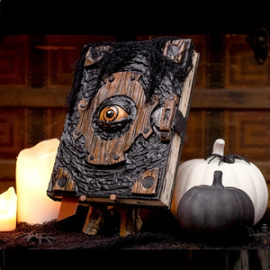 Adorno de Resina de Ojo Turco BCA52, Pintado a Mano, Estilo Gótico, para Halloween, Escultura Mística de Demonio Maldito, Decoración para el Hogar - Product Image 1