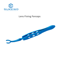 KEWO Vitrectomy Surgical Lens Operating Prism Lenses Fixation Ring Forceps Sterilization Box Ophthalmic Surgical Instrument