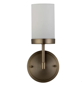 Acrylic White Color Lampshade <b>Wall</b> <b>Sconce</b> with Brass Iron for Hotel Bedside Corridor - Product Image 6