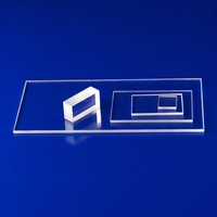 Plaque de quartz transparente sur mesure, résistante aux hautes températures, pureté 99,99 % (quartz fusionné électriquement) pour la soudure de composants optiques