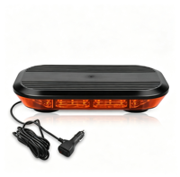 Feux de signalisation LED 30W, gyrophare, lumière d'avertissement, montage magnétique sur toit, boîtier en polycarbonate, lumière clignotante ambre, alerte de sécurité pour véhicule