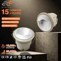 Projecteur LED à puissance de 12 watts, température de couleur ajustable, design anti-éblouissement, directement de l'usine