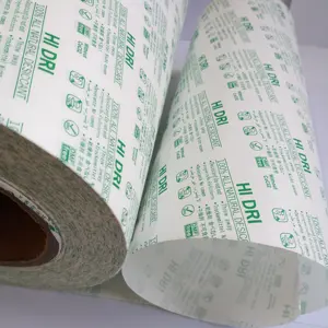 Rollos de papel de regalo no tejido desecante de gel de sílice recubierto de Pe de un solo lado