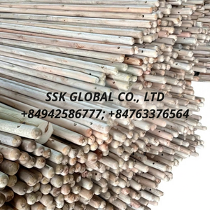 Escoba de madera 2 en 1 fabricada en Vietnam, diseño ergonómico, cerdas con diseño de bandera, mango de madera recubierto de PVC, eucalipto natural, muebles para el hogar - Product Image 5