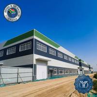 Nave Industrial Prefabricada de Acero Ligero de Bajo Costo y Construcción Rápida, con 50 Años de Garantía, para Almacenamiento de Pequeñas y Medianas Empresas