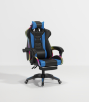 Mini chaise de jeu ergonomique en cuir personnalisable en usine prix léger moins cher avec rvb