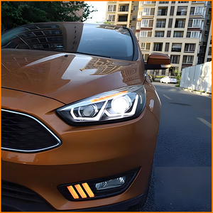 ไฟหน้ารถยนต์สำหรับ <span class=keywords><strong>Ford</strong></span> <span class=keywords><strong>Focus</strong></span> 2015-2018 ชุดไฟหน้า LED อัตโนมัติ อัพเกรดเลนส์แบบไบโฟคอล  พร้อมอุปกรณ์เสริม - Product Image 5