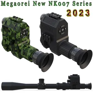 NK007plus 1X-4X 390x390 1.2 pouces Amoled circuler screen Digital Night Vision scope hunt night vision clip on for Hunter