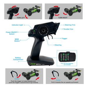 Véhicule télécommandé RC 4x4 haute vitesse SJY-Q126 à l'échelle 1/10, 48 km/h, buggy de course pour adultes - Meilleures ventes - Product Image 3