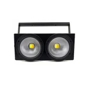 Luces Led cegadoras para escenario, luces para fiesta de Dj, empresa de fábrica China, 2 ojos, 200W, COB