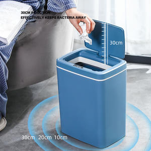 <span class=keywords><strong>Poubelle</strong></span> en plastique 16l avec couvercle <span class=keywords><strong>poubelle</strong></span> de cuisine automatique à l'épreuve des animaux de compagnie <span class=keywords><strong>poubelle</strong></span> à capteur humain <span class=keywords><strong>simple</strong></span> - Product Image 3