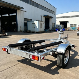 <span class=keywords><strong>Remorque</strong></span> de bateau galvanisée personnalisable à <span class=keywords><strong>essieu</strong></span> unique avec rouleaux de quille pour <span class=keywords><strong>jet</strong></span> <span class=keywords><strong>ski</strong></span> et bateau de pêche - Product Image 3