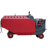 Machine à couper les barres d'armature de 1 pouce, machine à couper les barres d'acier, machine de construction, moteur automatique, multi-tension, haute efficacité