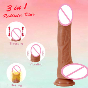 Jiuxi's new DY83351 simulated wireless <b>remote</b> <b>control</b> magnetic charging telescopic 20-inch mechanism heated <b>vibration</b> dildo - Product Image 2