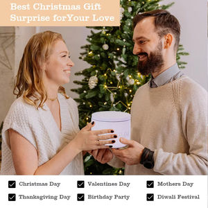 เทียนหอมดอกไม้แห้งแบบกำหนดเองเทียนหอมของที่ระลึกสำหรับเป็นของขวัญวันหยุด - Product Image 4