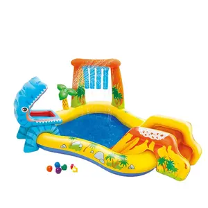 INTEX 57444 Sue piscine gonflable pour enfants maison bébé <span class=keywords><strong>pataugeoire</strong></span> <span class=keywords><strong>toboggan</strong></span> étang de pulvérisation épaissi océan piscine à balles - Product Image 1
