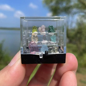 Boîte de spécimens de cristal de quartz naturel mélangé en gros |   Collection de pierres précieuses brutes écologiques |   Cadeau de Noël pour femme - Product Image 5