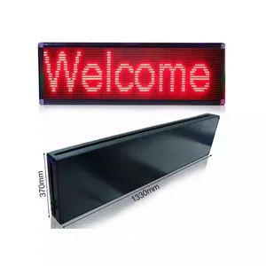 P10 Custom WiFi Color Led Pantallas Interior Alto Brillo Resolución Programable Publicidad Sign Red Led Pantalla de visualización de desplazamiento