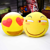 Hot Selling Kawaii Kreative Runde Wurf kissen Weiches Plüsch tier Lustige Gefüllte Süße Puppe Amüsantes Sofa Dekor