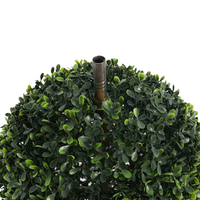 Plante Artificielle en Pot Lapin Imperméable Sans Entretien PE+PP+Ciment 90cm Résistante aux UV Ignifuge Intérieur Extérieur Pâques